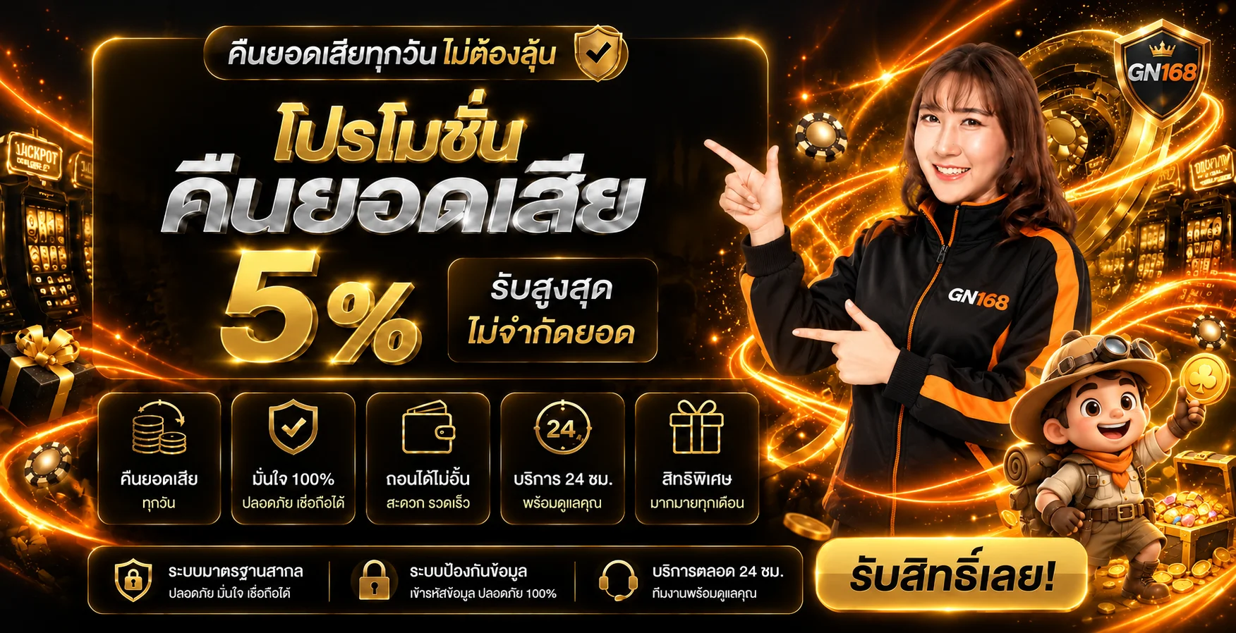 GN168 ทางเข้าเว็บตรง คาสิโน สล็อต ฝากถอนออโต้ 24 ชม.